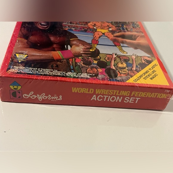 Vintage - WWF 1990 Action Set Coloforms Sealed - Picture 4 of 5